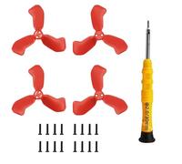TEHAOUU Propeller Blades Compatible with DJI NEO 2, Lightweight Flexible Design for Drone, 2 Pairs Replacement Blades for UAV Maintenance (Red)