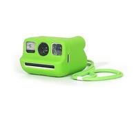 TEHAOUU Protective Case Compatible with Polaroid Go Instant Camera, Silicone Shockproof Cover with Matching Lanyard for Portable Protection (Green)