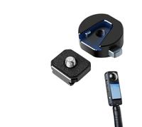 TEHAOUU Quick Release Mount Base, Compatible with Pocket 4 Osmo Handheld Cameras, Lightning Fast Disassembly Connect Plate, Gimbal Expansion Accessory for Selfie Stick Fill Light Shooting