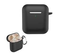 TEHAOUU Silicone Case Compatible with Marshall Minor IV, Shockproof Earbud Charging Case Cover (Black)