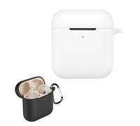 TEHAOUU Silicone Case Compatible with Marshall Minor IV, Shockproof Earbud Charging Case Cover (White)