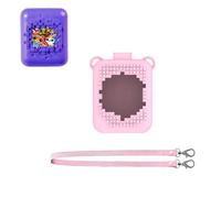 TEHAOUU Silicone Case for Bitzee Interactive Toy Digital Pet Cover Anti-Collision Anti-Scratch Waterproof Dustproof Protective Sleeve Children' Toys Accessory (Case Only) (Pink)