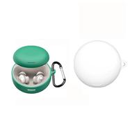 TEHAOUU Silicone Earphone Case Compatible with Soundcore Sleep A30 - Shockproof, Dustproof Protective Cover for Earphone Charging Case (White)