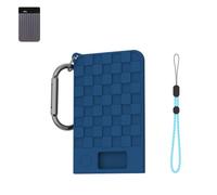 TEHAOUU Silicone Protective Case, Compatible with Plaud Note Pro Recorder, Grid Texture Cover, with Carabiner and Hand Lanyard, Portable Storage Sleeve for Voice Recording Device