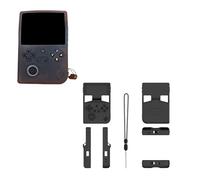 TEHAOUU Silicone Protective Case for ANBERNIC RG40XXV Anti-Slip Anti-fall Washable Anti-Scratch Dust prevention Shockproof Cover with Lanyard Handheld Game Console Storage Box Accessories