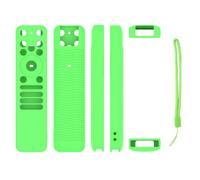 TEHAOUU Silicone Protective Compatible with LG MR25GA TV Remote, Minimalist Solid Color Cover with Lanyard (Luminous Green)
