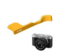 TEHAOUU Thumb Grip Compatible with Fujifilm X-M5, Lightweight Aluminum Hot Shoe Thumb Rest for Mirrorless Camera (Gold)