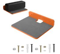 TEHAOUU Universal Acrylic Wall Mount Bracket for Small & Medium Bluetooth Speakers, Transparent Audio Display Storage Holder, Anti-Slip Wall Fixed Support Stand for Home Audio Device (Orange1pc)