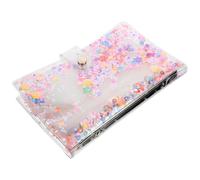 TEHAUX 1:12 Scale Bjd Doll Clothes Storage Binder with Waterproof Pvc Material, Portable Design, Dustproof and Sturdy Organizer for Doll Dresses and Accessories
