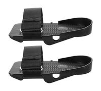 TEHAUX 1 Pair Adjustable Rowing Machine Pedals with Anti-slip Plastic Surface for Indoor Fitness Exercise, Minimizes Impact on Joints, for Home Workouts and Replacement Accessories