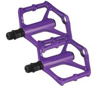 TEHAUX 1 Pair Flat Pedals Mountain Bike Pedals Aluminum Alloy Sl esign Large Platform Stable Cycling Experience for Adult Mountain Bikers Road Biking Outdoor Riding