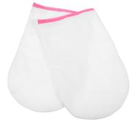 TEHAUX 1 Pair Hand Mitts for Manicure Terry Cloth Gloves Paraffin Wax Hand Treatment Mitts Washable Absorption Suitable for Paraffin Treatment at Home