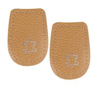 TEHAUX 1 Pair Heel Pads Heel Grips Comfortable Non-Skid Shock Absorption Latex Microfiber Leather for Hiking Warm Shoes Men Women Size 35-39