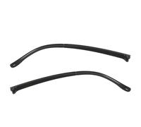 TEHAUX 1 Pair Universal Black Tr Eyeglass Arms Replacement Easy to Use Temple End Tips, Minimalist and Fashionable Sunglasses Arm Sleeves Suitable for Daily Use