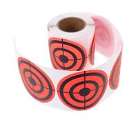TEHAUX 1 Roll Fluorescent Shooting Practice Targets Roll Adhesive Stickers for Indoor Outdoor Training Glow the Dark Enhance Accuracy Target Markers