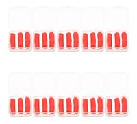 TEHAUX 10 Boxes Diamond Glue Clay Replacement Diamond Drill Mud Replacement Silicone Secure Adhesion Comprehensive Art Support Red for Craft Picture Pottery Kit