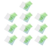 TEHAUX 10 Boxes Green Tea Scented Oil Absorbing Sheets 1000Pcs Natural Flax Blotting Paper for Oily Skin Facial Oil Control Blotting Tissue for Daily Skincare