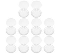 TEHAUX 10 Pcs Lash Storage Case with Thickened Diamond-Cut Surface, Self-Adhesive Fake Eyelash Trays for Travel and Professional Eyelash Extension Organization