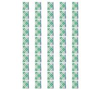 TEHAUX 100 Pcs White Plastic Cable Clips Easy to Install and Use Cord Management Tool for Office and School Wire Organisers Cable Fixings