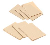 TEHAUX 100 Sheets Vintage Kraft Letter Papers in Khaki Colour, Retro Style Writing Paper for Poems and Most Occasions, Practical and Smooth Writing Stationery with Classic Elegant Design