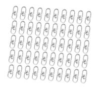 TEHAUX 100pcs 20mm Swivel Snap Hooks Zinc Alloy Keychain Connectors Dog Leash Buckles DIY Craft Accessories for Jewelry Making and Luggage Repair