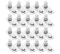 TEHAUX 100pcs Aa Battery Spring Contact Plates 28x12mm Metal Battery Holder Replacement Clips for Remote Controls and Chargers