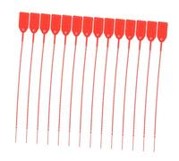 TEHAUX 100pcs Anti-counterfeiting Cable Zip Ties with Labels Heavy Duty Wire Tie Wraps for Indoor Outdoor Use Prevent Tampering in Office Garage Workshop
