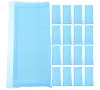 TEHAUX 100pcs Bird Cage Liners Made of Non-woven Fabric Waterproof Disposable Bedding Pads for Parakeets and Small Birds Convenient for Keeping Clean and Healthy