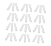 TEHAUX 100pcs Dishwasher Rack End Cover Caps Plastic Flexible Rack Tip Cover for Worn Prongs Repair Protects Dishes Glassware