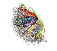 TEHAUX 100pcs DIY Phone Lanyards for Mobile Phone Versatile Hanging Rope Suitable for Mp3 USB Flash Drive Keychain Decoration and Small Random Color