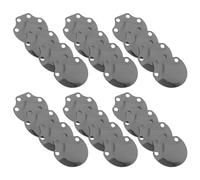 TEHAUX 100pcs Medieval Armor Scales Made of Stainless Steel with Easy Installation and Effortless Sewing, for Larp and Armor Building in Historical and Cosplay Projects
