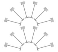 TEHAUX 100pcs Metal Tile Spacers Replacement Pins for Tile Leveling System Leveler Needle for Floor and Wall Tiling Crack Prevention and Structural Integrity DIY Home Tiling Supply