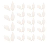 TEHAUX 100pcs Mini Conch Shells 1 to 1.5cm White Shell Decor for Aquarium
