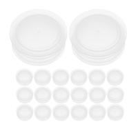TEHAUX 100pcs Plastic Bottle Stopper for Cosmetic Lotion Travel Inner Cap Airtight Leakproof Non-spill Stopper Use in Travel Everyday