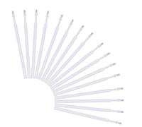 TEHAUX 100pcs White Plastic Neutral Pen Refills for Office Use, Easy to Install and Long-term Use, Smooth Writing Ink Pen Refills for School and Work