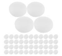 TEHAUX 100pcs White Sponge Makeup Blender Refill for Face Soft Mini Sponges for Detailed Application and Versatile Use, Makeup Tool for Foundation and Powder Puff