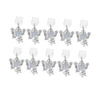 TEHAUX 10pcs Clear USB C Port Covers Dustproof Plugs for Type-c Devices Charging Protectors for Smartphones Tablets Laptops Travel-friendly Dust Plugs