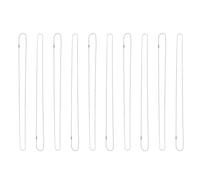 TEHAUX 10pcs Dog Tag Ball Chain Necklace Set for Pet Supplies, Silver Alloy Material with Strong and Easy to Adjust Length Features, Includes Ball Chain Connector for Dog Tag or Bottle