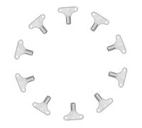 TEHAUX 10pcs Radiator Valve Bleed Keys Multi-Functional Metal Plumbing Tools for Air Vent Release Compatible with Various Radiator Models and Easy to Use