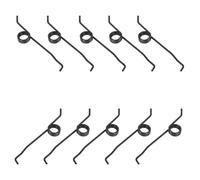 TEHAUX 10pcs Stainless Steel Cassette Tape Recorder Springs Metal Trigger Button Replacement Controller Parts Small Torsion Springs for Tape Cassette Player Maintenance