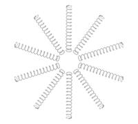 TEHAUX 10pcs Stainless Steel Compression Spring for Ballpoint Pen Click Return Writing Instrument Refill Replacement Od Wire