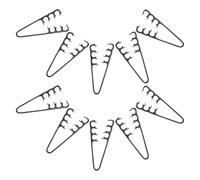 TEHAUX 10pcs Volumizing Wide-tooth Hair Comb for Women and Men, Portable Abs Texture Styling Tool with Universal Hair Type Compatibility, for Adding Volume to Bangs and Roots