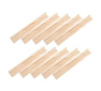 TEHAUX 10PCS Wooden Letters Display Rack Eco Friendly Alphabet Bracket for Educational DIY Crafts Spelling Learning Accessory