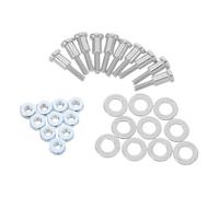 TEHAUX 10sets Hair Clipper Adjustment Rod Screws Compatible with Wahl Replacement Screws Nuts Gaskets for Trimmer Maintenance and Repair Easy Installation Anti-loosening Design