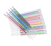 TEHAUX 120pcs Colorful Gel Pen Ink Refills Smooth Writing Neon Glitter DIY Drawing Pen Replacements for Journaling Craft Supplies
