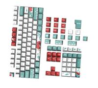 TEHAUX 129Pcs Coral Sea Theme Keycap Pbt Xda Profile Mechanical Keyboard Keycaps Lightweight for Gaming and Typing Easy to Install Replacement