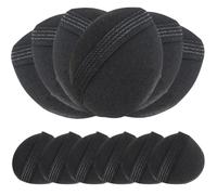TEHAUX 12pcs Black Sponge Hair Bump Pads Hair Styling Inserts for Women Comfortable to Wear and Hide in Accessory for Creating Volume and Buns