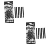 TEHAUX 12pcs Charcoal Sticks Set Compressed Drawing Supplies for Artists Soft Medium and Hard Sketching Charcoal for Art Techniques for Home School and Office Use