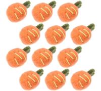 TEHAUX 12pcs Felt Carrots Hairpin Felt Carrots Brooch Orange Multifunctional Accessories DIY Making for Handmade Headdress Works