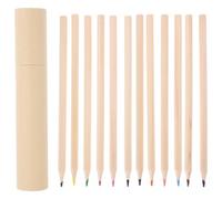 TEHAUX 12pcs Portable Colored Pencils for Students and Artists Smooth Writing Wooden Drawing Pencils with Bright Colors Safe Art Supplies for Painting and Sketching for School and Home